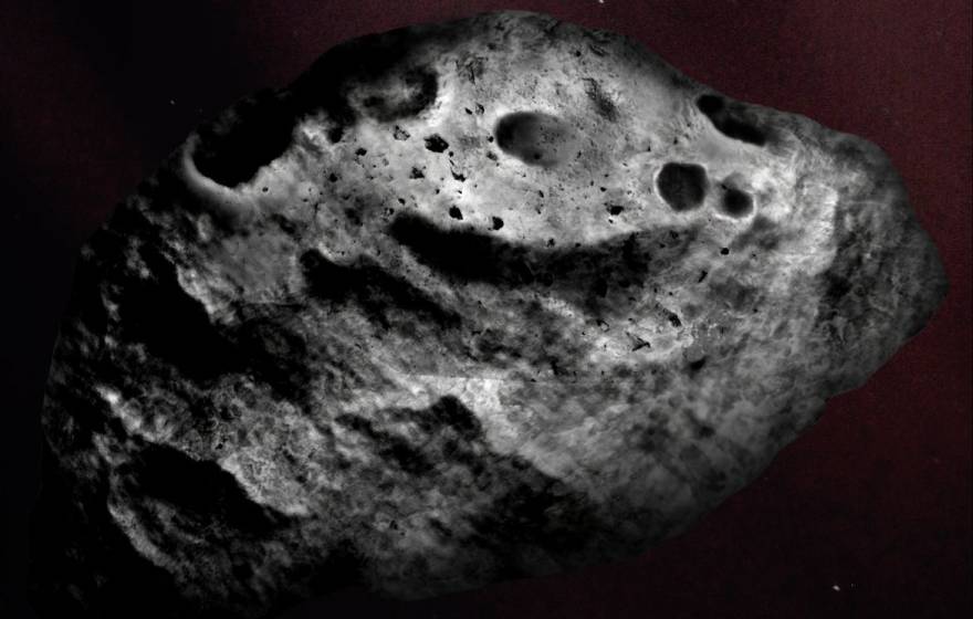 Black and white image of Comet C/2014 UN271